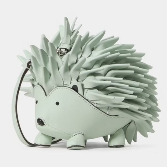 Kate Spade New York 3D Critters Stevie Hedgehog Mini Crossbody - Mint Frost - Picture 5 of 8
